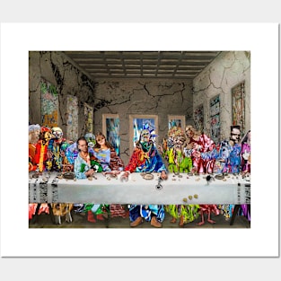 The last graffiti supper Posters and Art